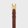Triomphe-riem 25 mm van generfd nubuck kalfsleer