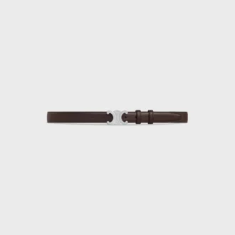 Triomphe-riem 25 mm van natuurlijk kalfsleer
