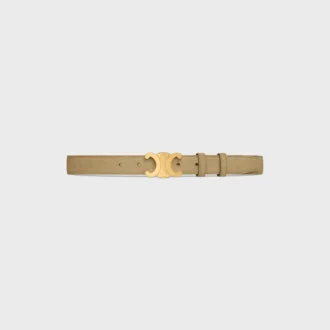 Triomphe-riem 25 mm van suède kalfsleer