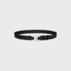Triomphe-riem 30 mm van kalfsleer met krokodillenreliëf