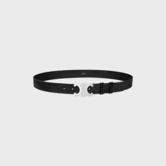 Triomphe-riem 30 mm van kalfsleer met krokodillenreliëf