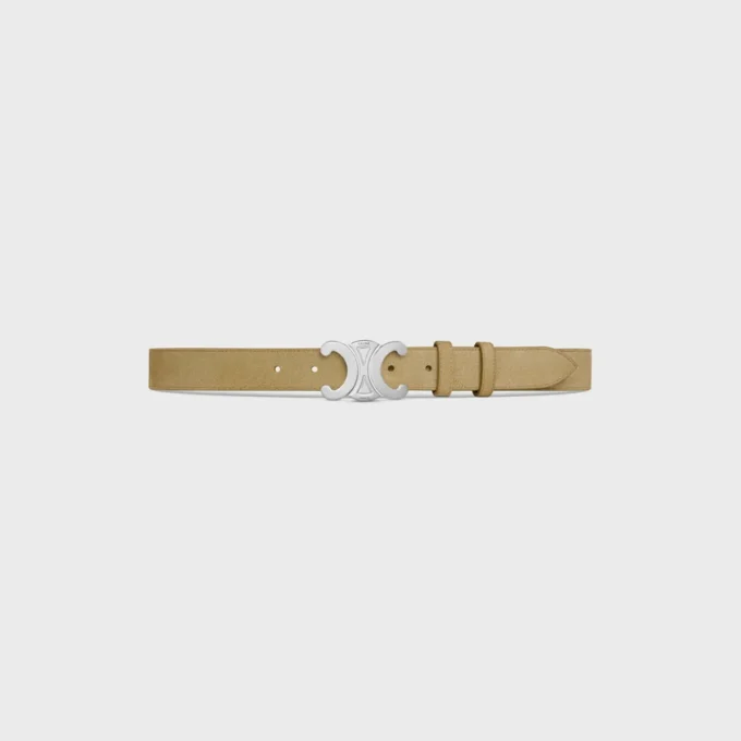 Triomphe-riem 30 mm van suède kalfsleer