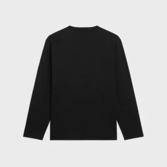 Triomphe T-shirt met lange mouwen van katoenjersey