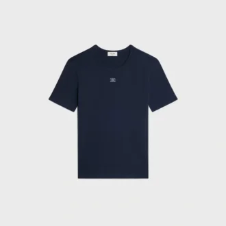 Triomphe T-shirt van geribd katoenjersey