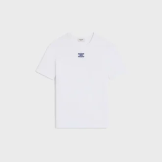 Triomphe T-shirt van geribd katoenjersey