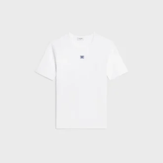 Triomphe T-shirt van geribd katoenjersey