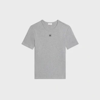 Triomphe T-shirt van geribd katoenjersey