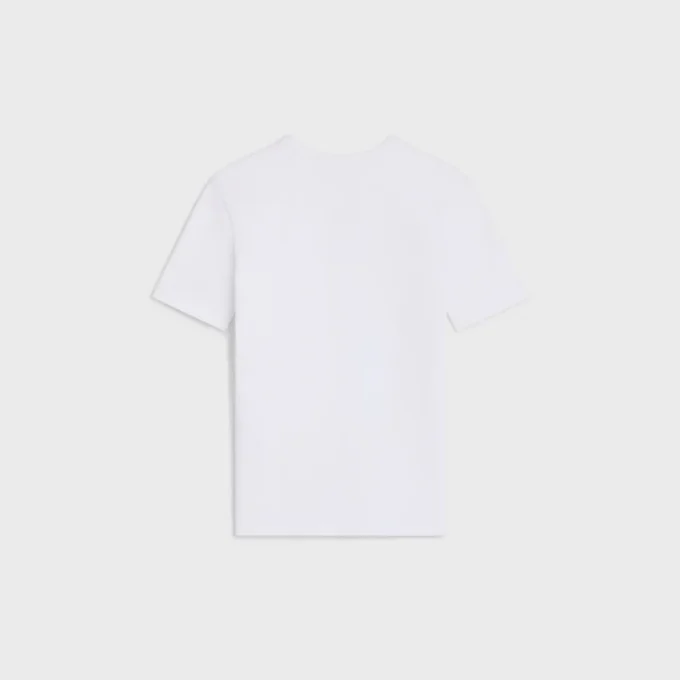 Triomphe T-shirt van geribd katoenjersey
