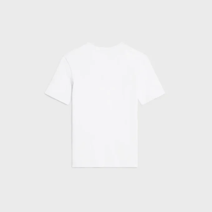Triomphe T-shirt van geribd katoenjersey