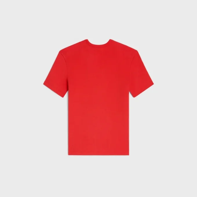 Triomphe T-shirt van geribd katoenjersey