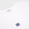 Triomphe T-shirt van geribd katoenjersey