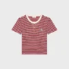 Triomphe T-shirt van gestreept jersey