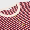 Triomphe T-shirt van gestreept jersey