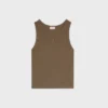 Triomphe-tanktop van geribd katoen