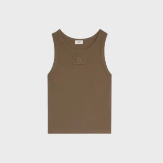 Triomphe-tanktop van geribd katoen