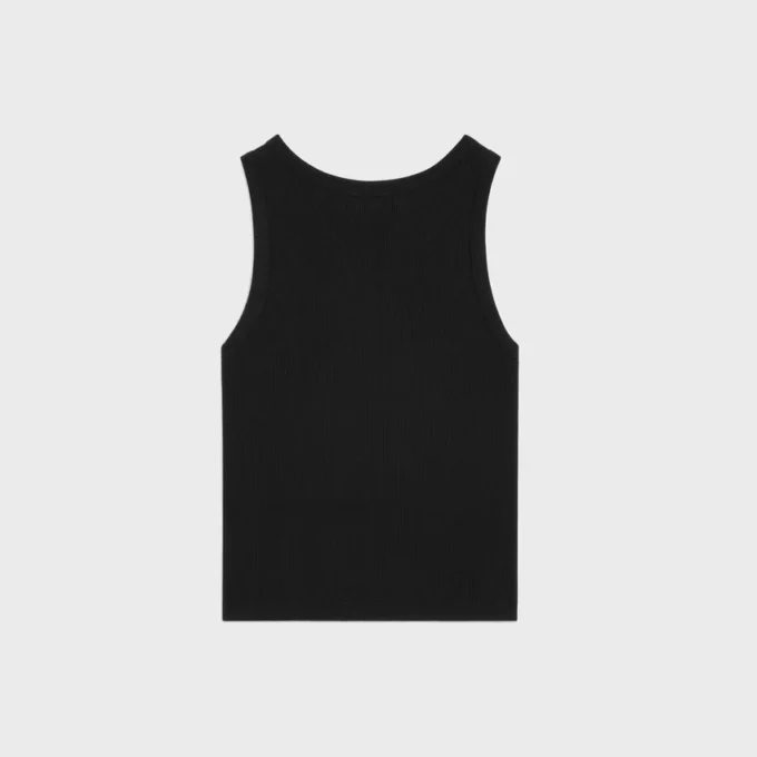 Triomphe-tanktop van geribd katoen
