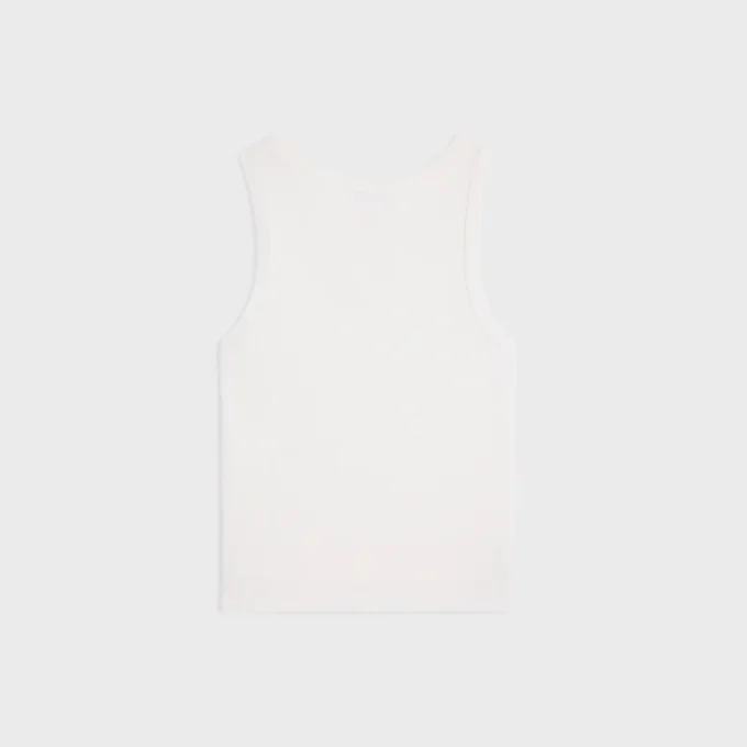 Triomphe-tanktop van geribd katoen