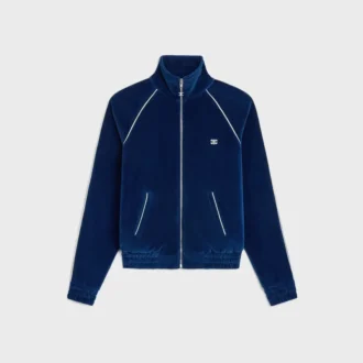 Triomphe trainingsjack van fluweeljersey
