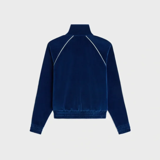 Triomphe trainingsjack van fluweeljersey