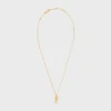 Triomphe Twinkle-ketting van strass en messing met gouden afwerking