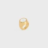 Triomphe-zegelring in lak en messing met gouden afwerking