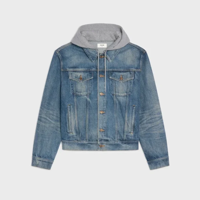 Truckerjack van katoenen denim