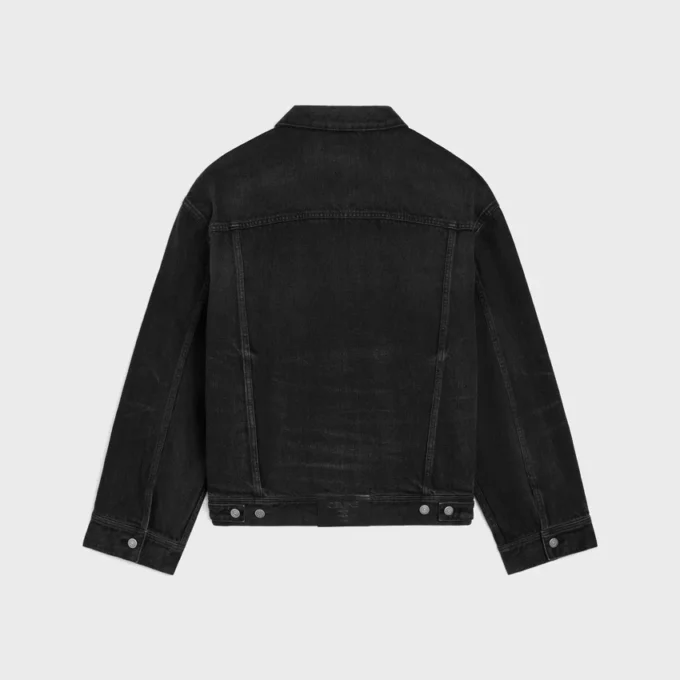 Truckerjack van katoenen denim