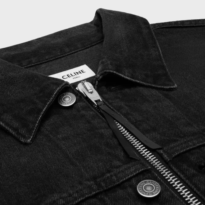 Truckerjack van katoenen denim