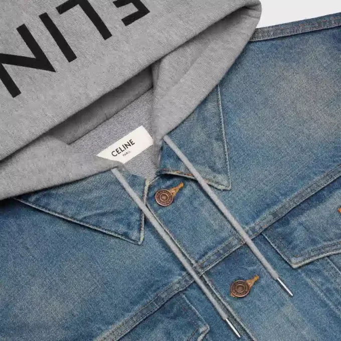 Truckerjack van katoenen denim