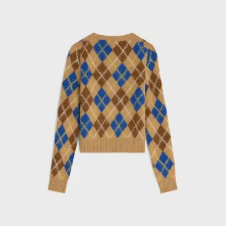Trui met ronde hals van Argyle-wol