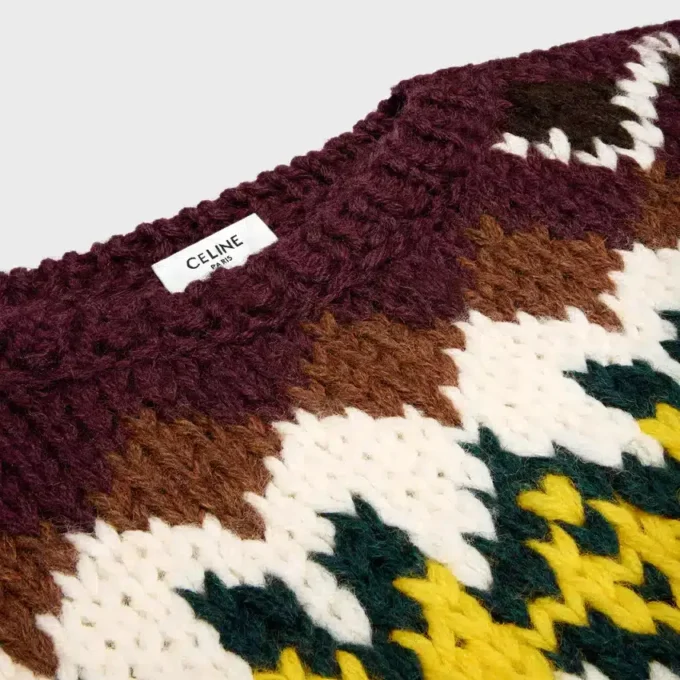 Trui met ronde hals van Fair Isle-wol