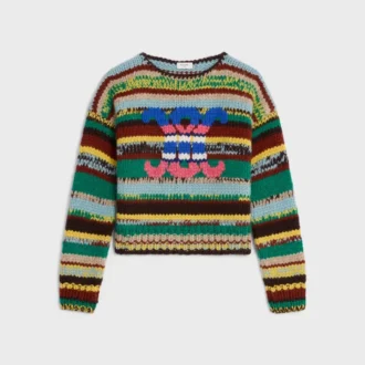 Trui met ronde hals van Mouline-alpaca en wol