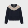 Trui met ronde hals van Triomphe Fair Isle-wol