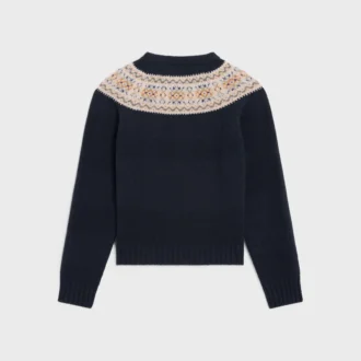 Trui met ronde hals van Triomphe Fair Isle-wol
