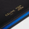 Tweevoudige kaarthouder Triomphe-stempel in soepel generfd kalfsleer