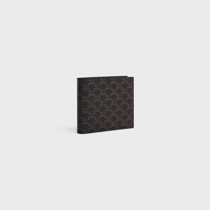 Tweevoudige portemonnee van Triomphe Canvas