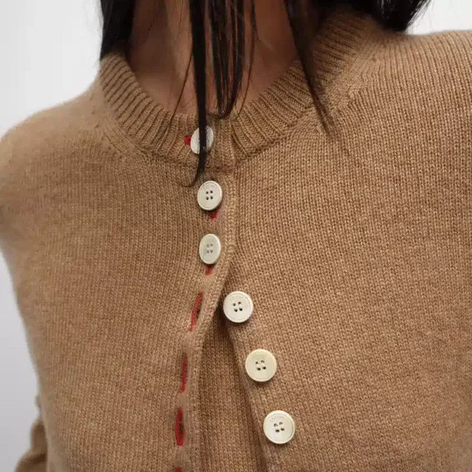 Twinset-vest van Heritage-kasjmier