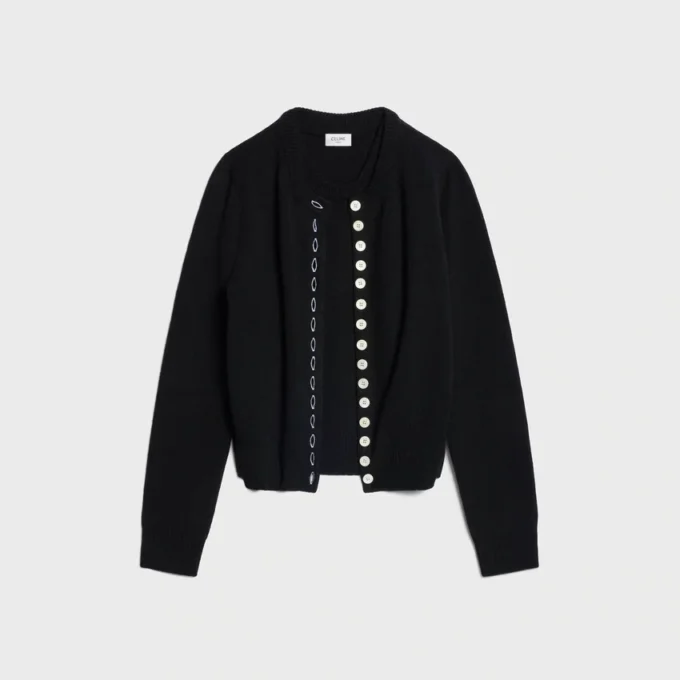 Twinset-vest van Heritage-kasjmier