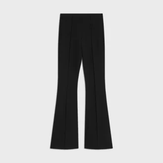 Uitlopende broek van viscose jersey