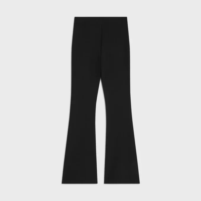 Uitlopende broek van viscose jersey
