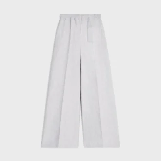 Uitlopende joggingbroek van katoenfleece