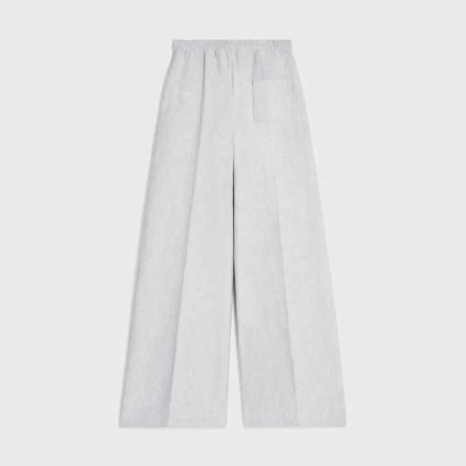 Uitlopende joggingbroek van katoenfleece