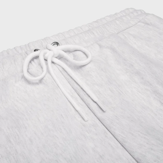 Uitlopende joggingbroek van katoenfleece