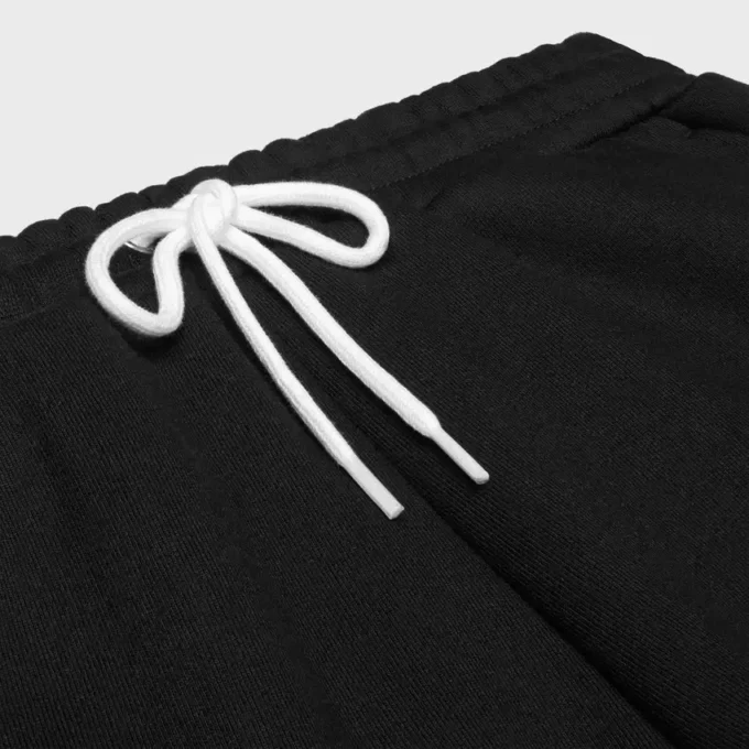 Uitlopende joggingbroek van katoenfleece