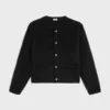 Vest van geborsteld mohair