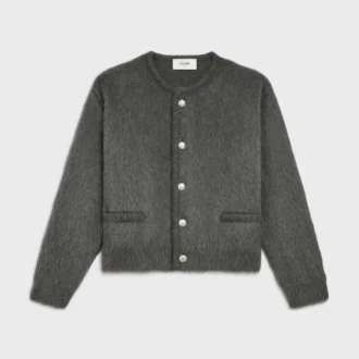 Vest van geborsteld mohair