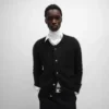 Vest van geborsteld mohair