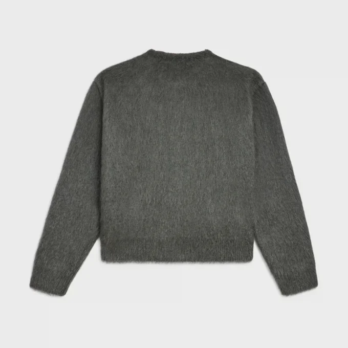 Vest van geborsteld mohair