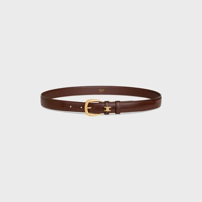 Vivienne-riem 25 mm van taurillonleer