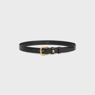 Vivienne-riem 25 mm van taurillonleer